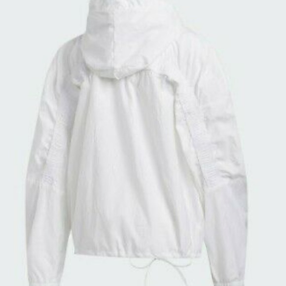 NWT Adidas Primeblue WND jacket WHITE L - Picture 5 of 5